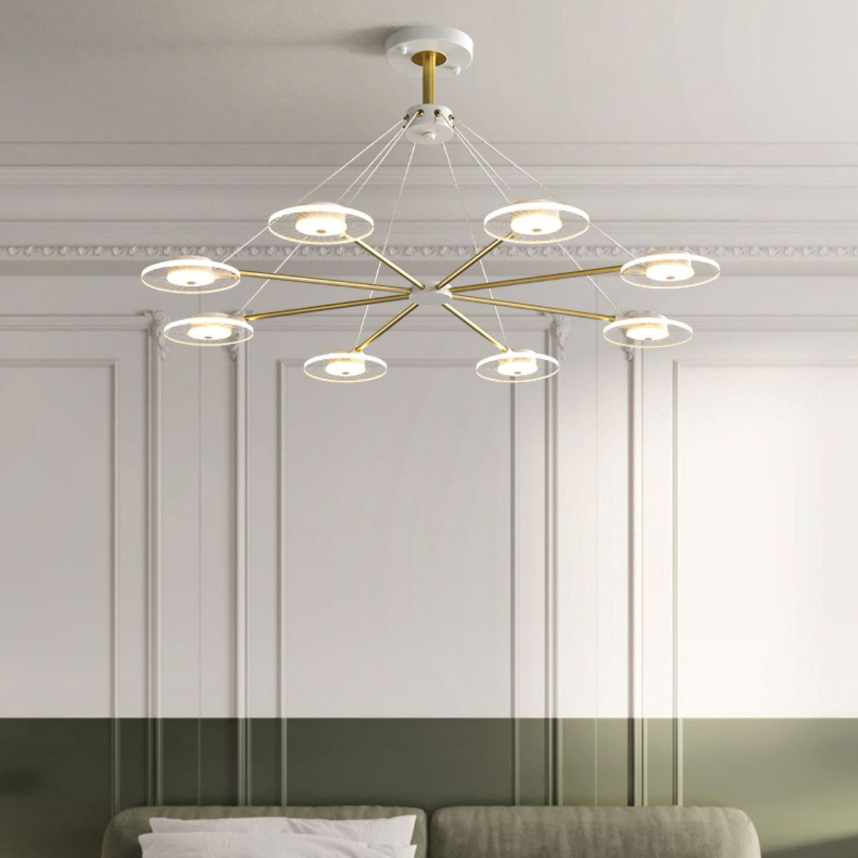 Потолочная люстра NADIN L8 by ImperiumLoft