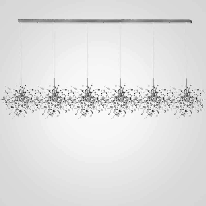 Люстра Tezani Argent Suspension Linear 6L 210 By Imperiumloft