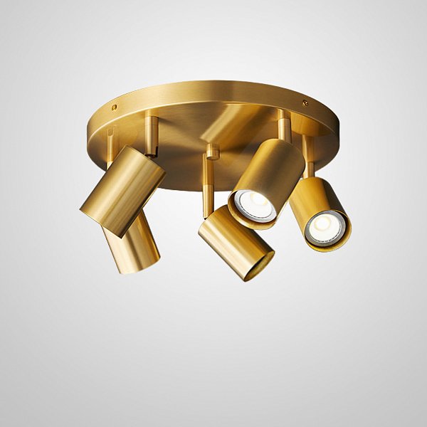 Точечный светодиодный светильник SEDOR D30 Brass by ImperiumLoft