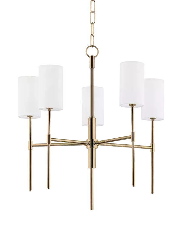 Люстра  Aспен  brass JJ10885-5D