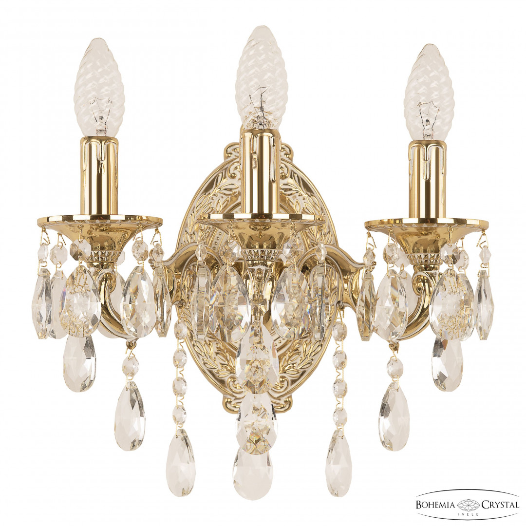 Бра бронзовые 7301B10/3/125 B GW Bohemia Ivele Crystal
