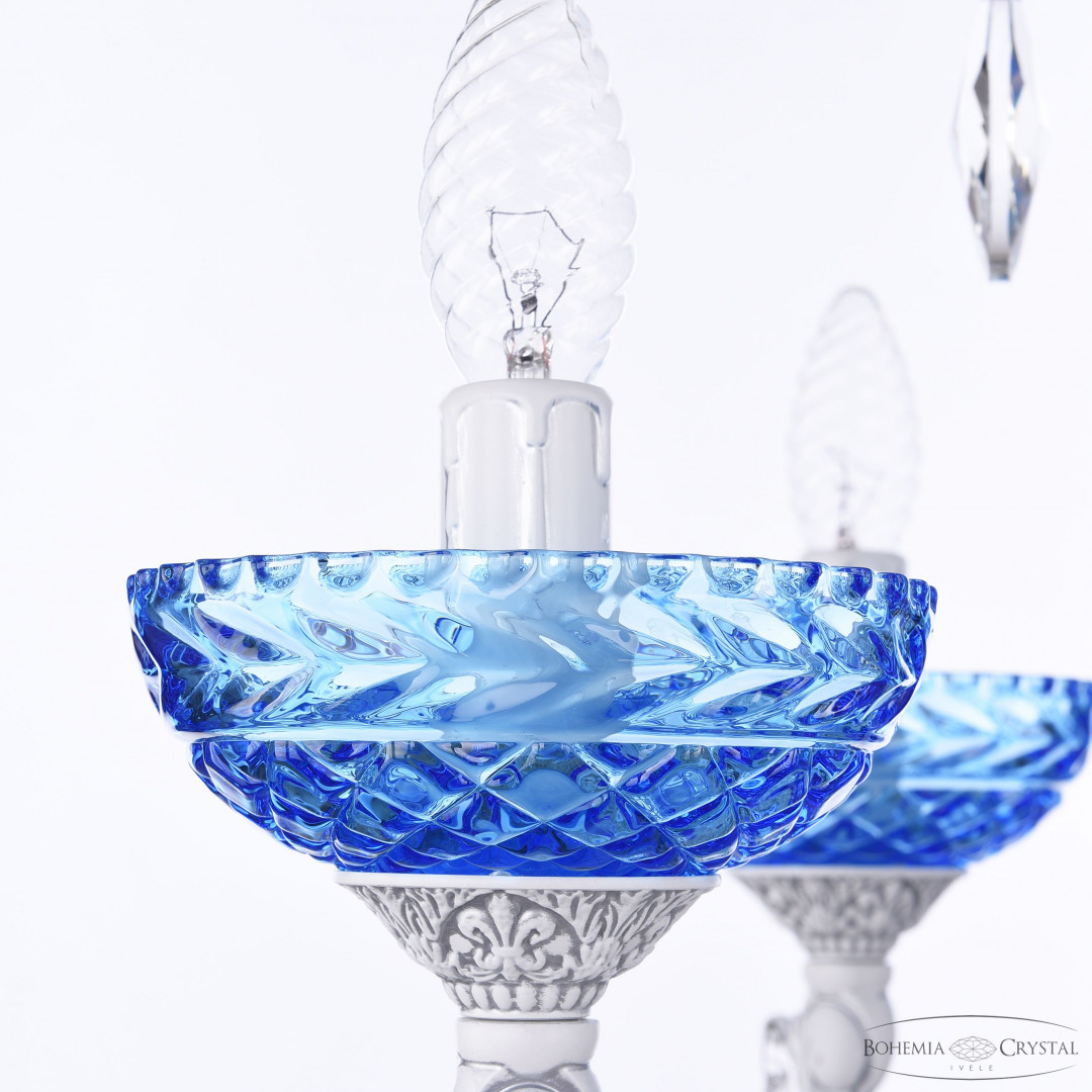 Люстра хрустальная AL78101/16+8+8/300/3d B WMN P Aquamarine/M-1F Bohemia Ivele Crystal