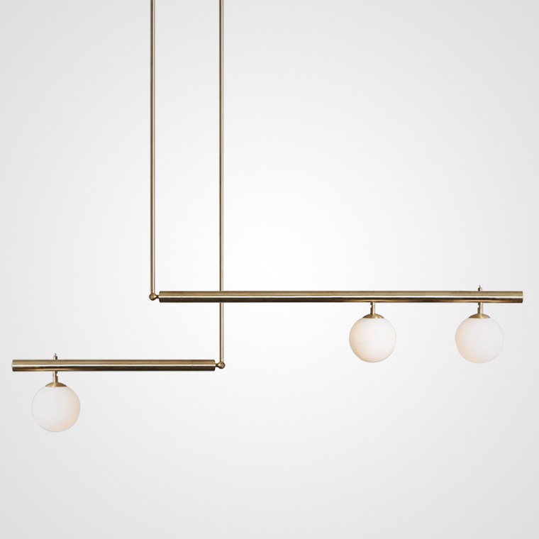 Подвесной светильник BARRA Gold 3 лампы by ImperiumLoft