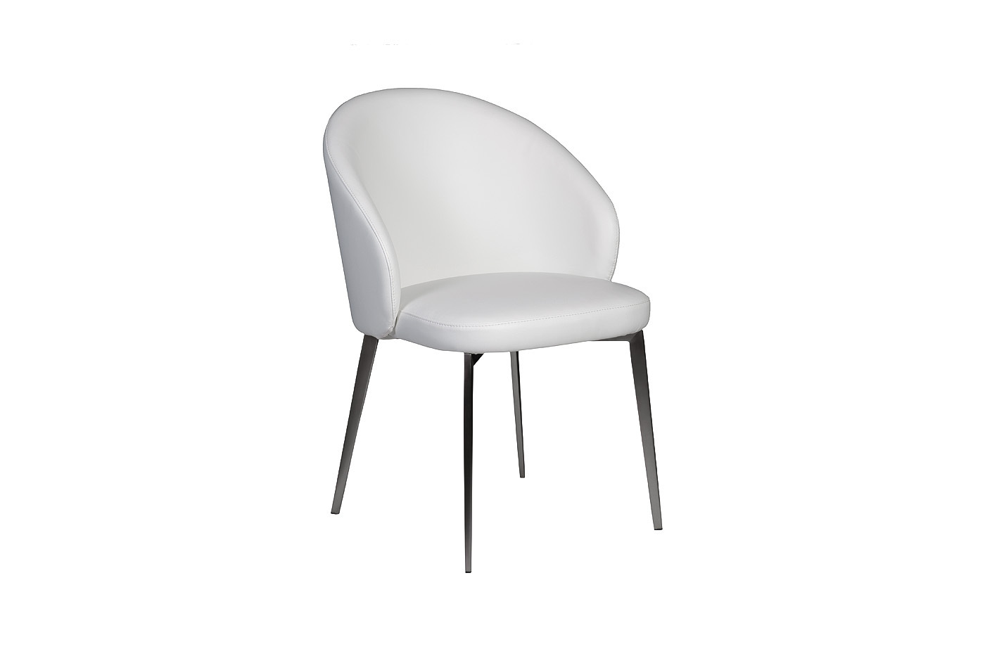 Стул белый из экокожи Garda Decor 58DB-19015STUL-BEL