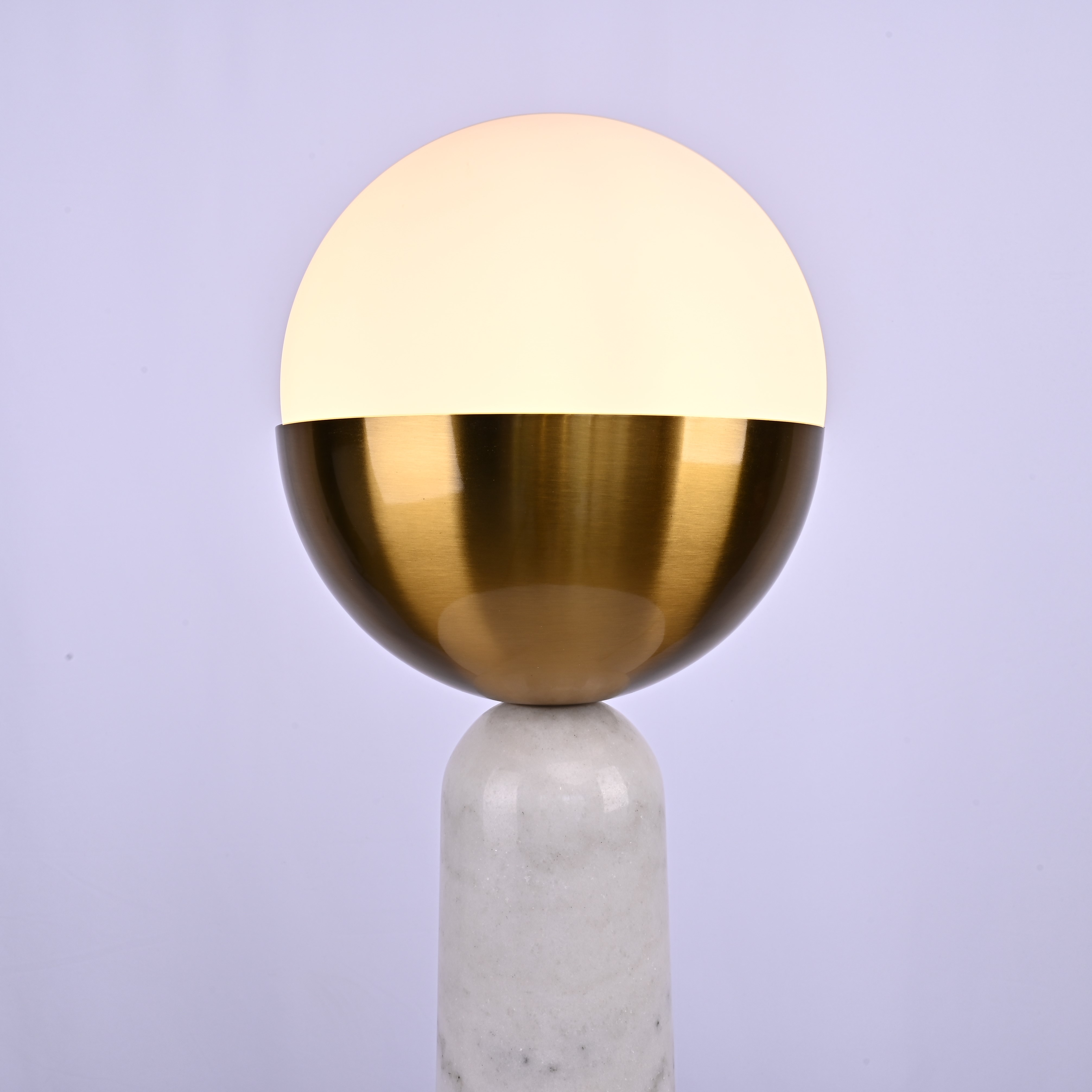 Настольная Лампа Marble Globe White By Imperiumloft