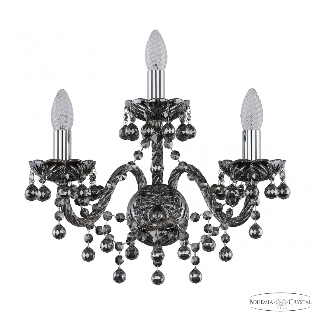 Бра хрустальные 1409B/2+1/160 Ni M781