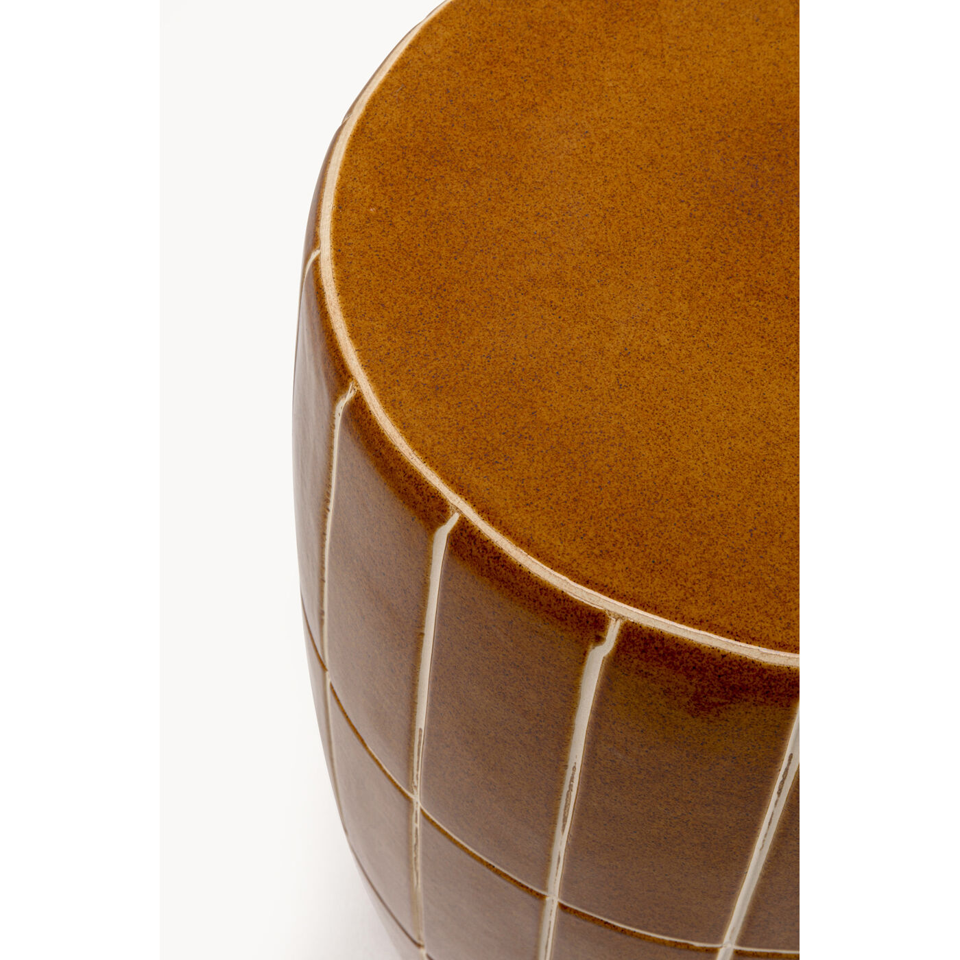 Стол приставной Bliss Tile Braun Ø33cm KARE 71093