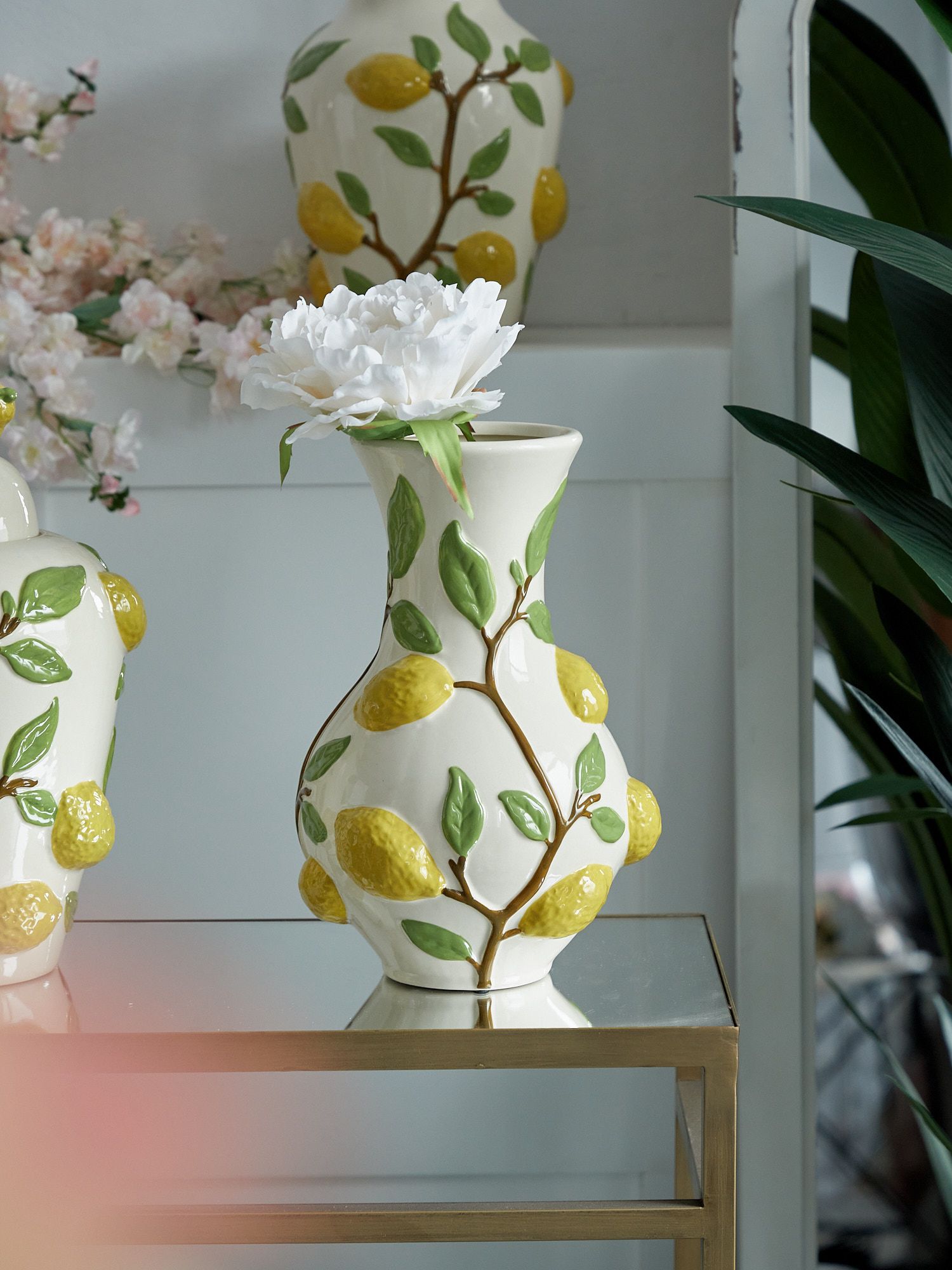 Ваза с лимонами Glasar C5544