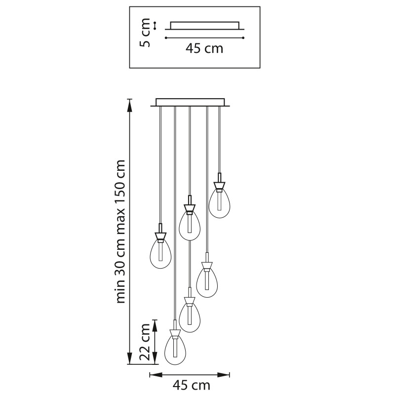 Каскадная люстра Lightstar 805169