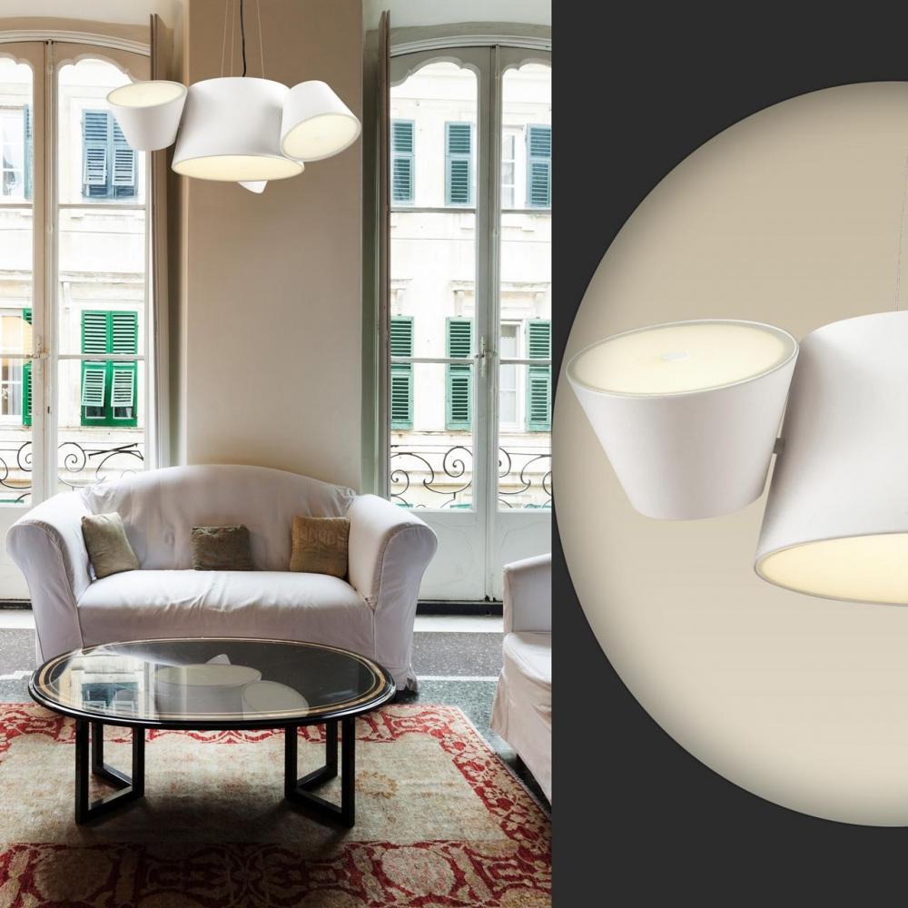 Люстра подвесная ADELA B White by ImperiumLoft