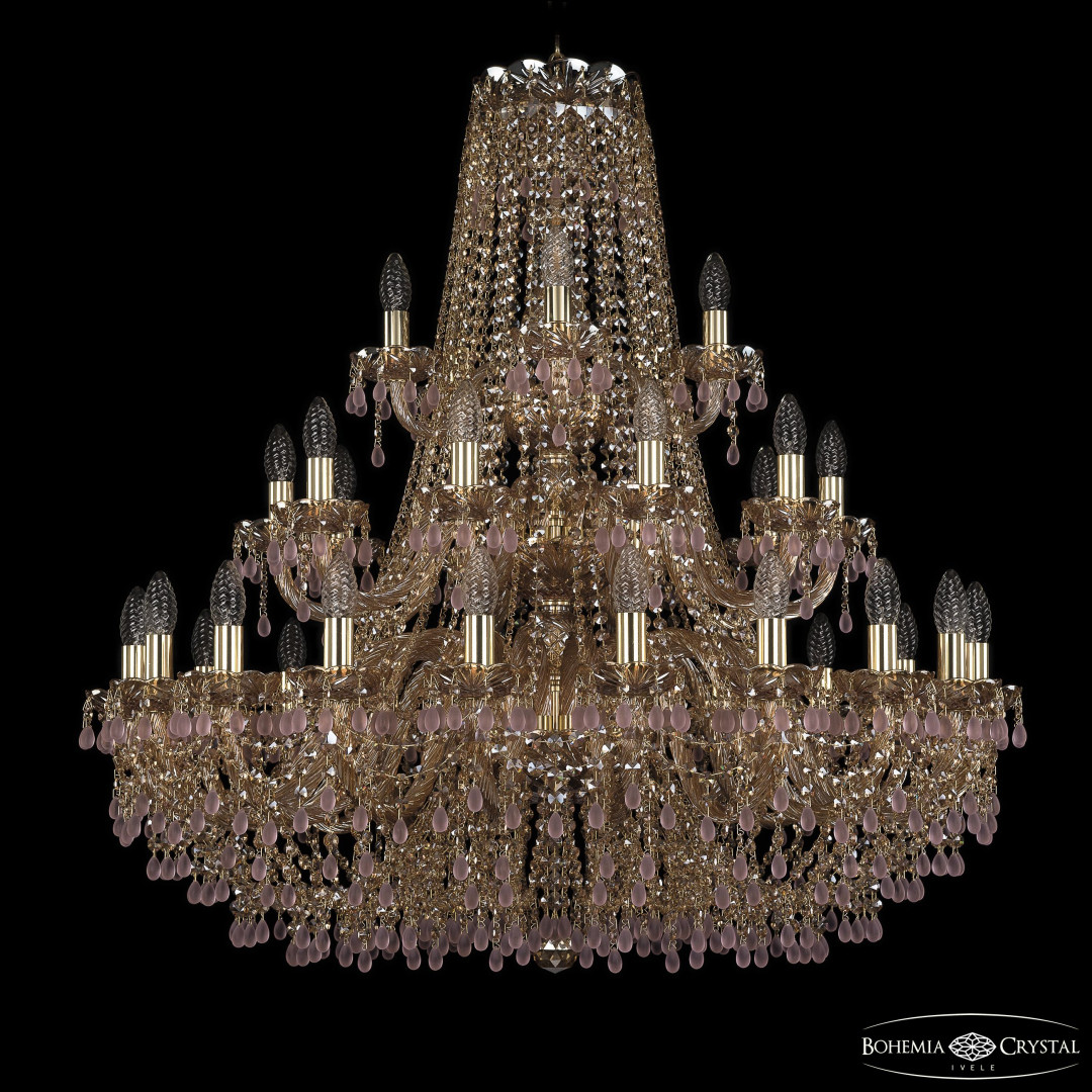 Люстра хрустальная 1410/20+10+5/360/3d G V7010 M721 Bohemia Ivele Crystal