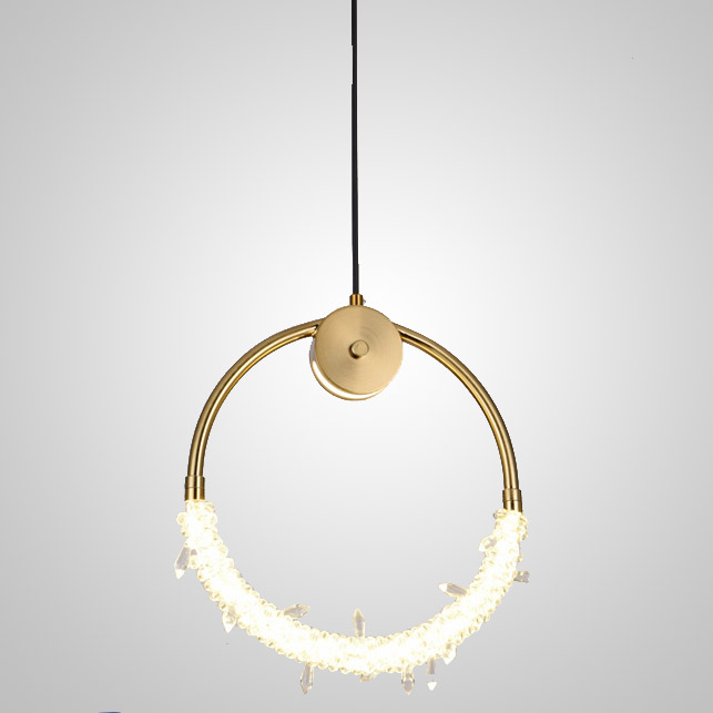 Подвесной светильник ACOSTA brass D 56 by ImperiumLoft