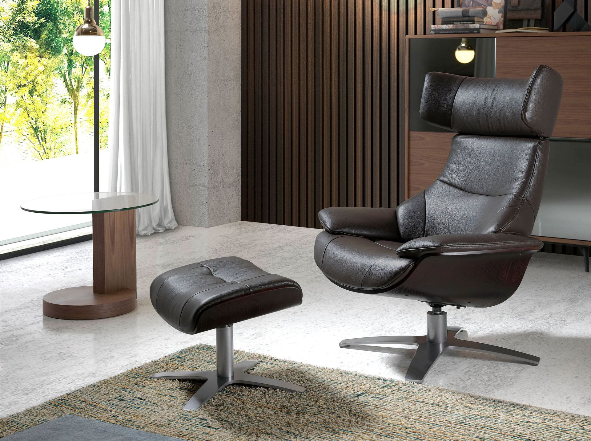 Поворотное кресло с откидывающейся спинкой A985-SILLON /5022 Angel Cerda