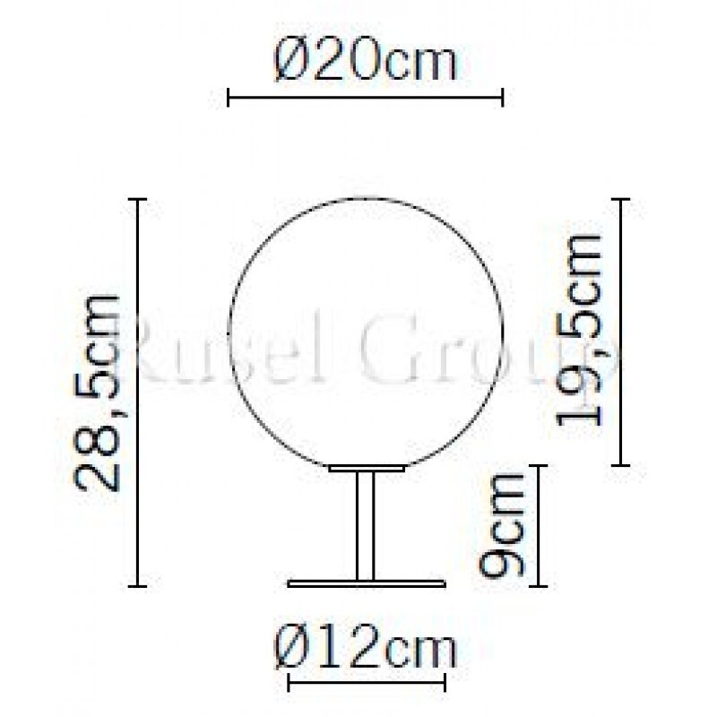 Настольная лампа Fabbian Lumi Sfera F07 B31 01