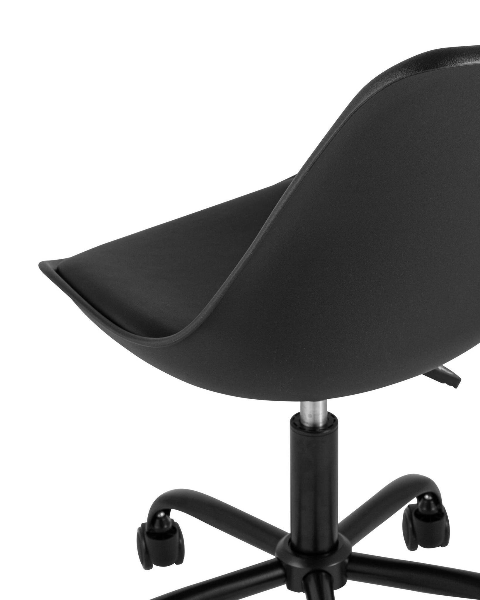 Стул офисный Blok пластиковый черный Stool Group