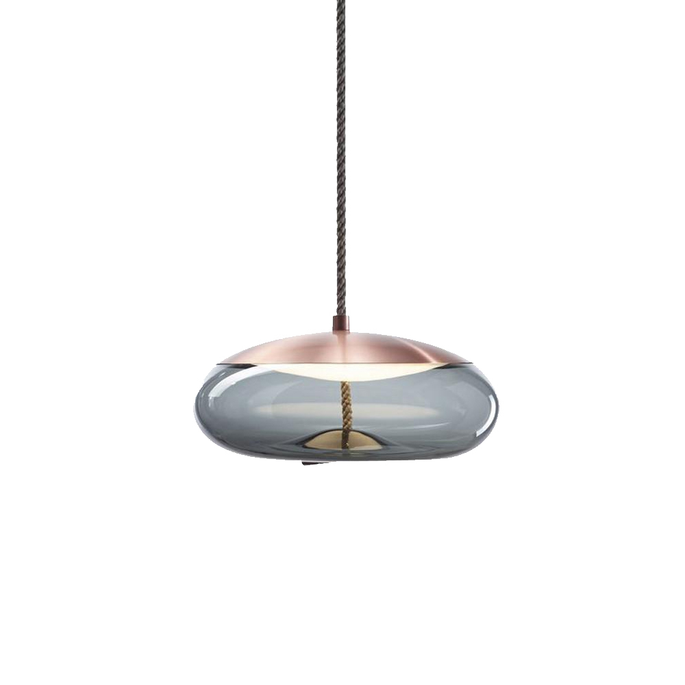 Подвесной светильник Delight Collection Knot D copper/blue