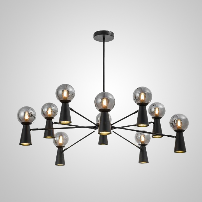 Потолочная люстра ABELINA L16 Black Grey by ImperiumLoft