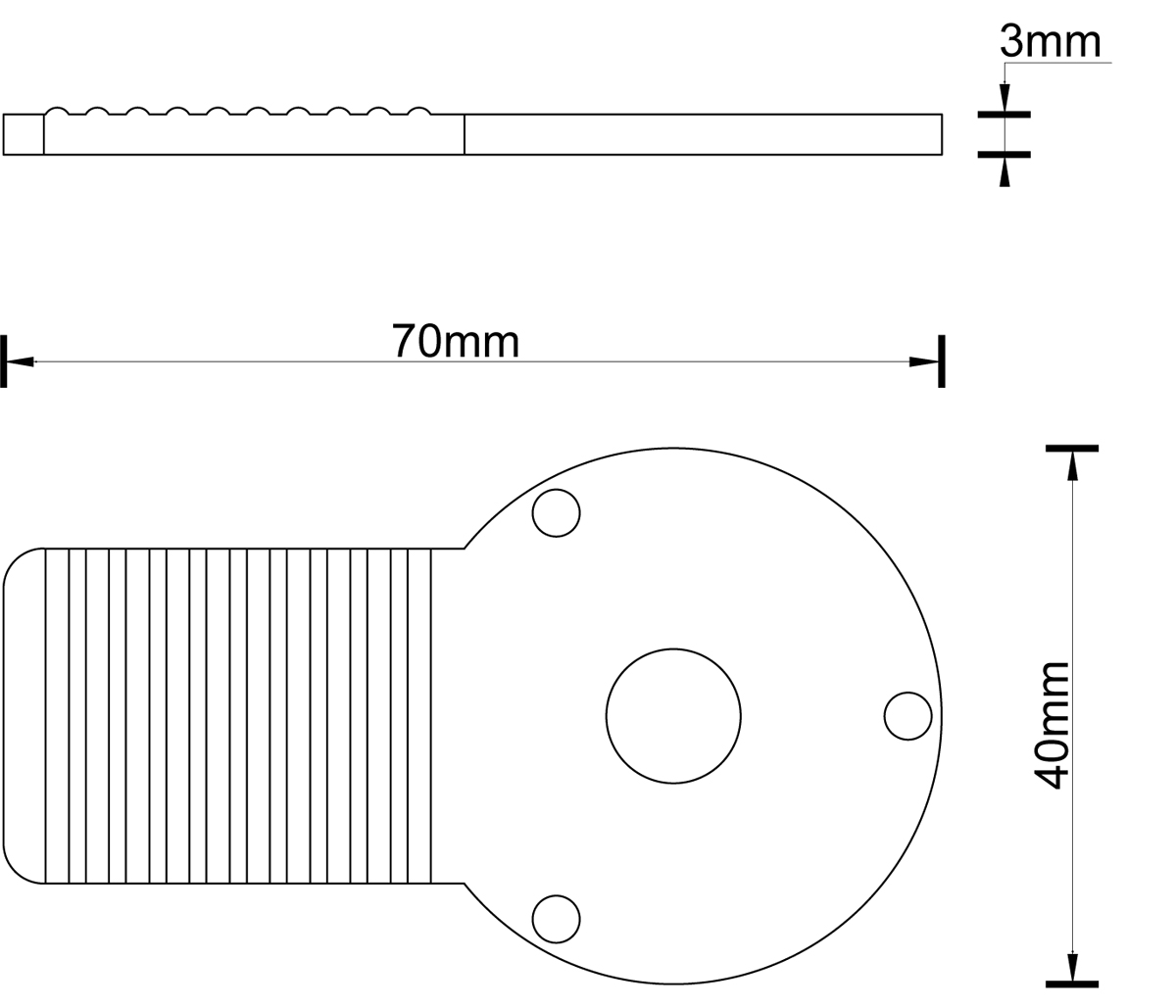 Педаль  для удобства установки грунт оснований пик Donolux Pedal spike