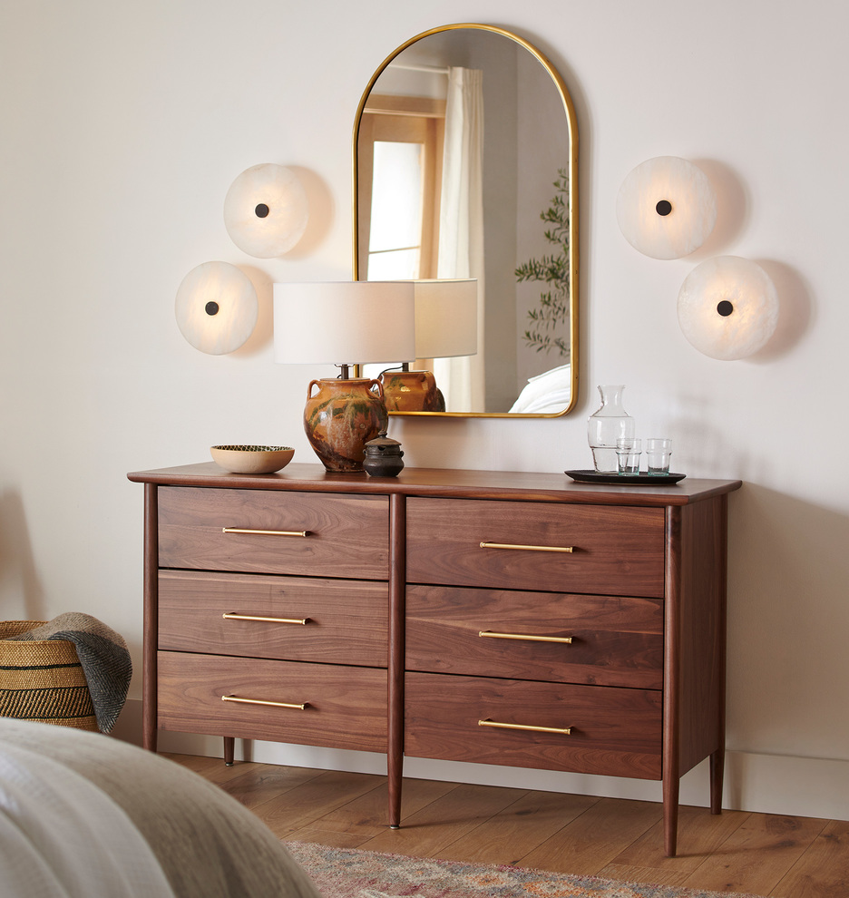 Arch M Gold Зеркало в тонкой раме Smal Art-Zerkalo SM120GL