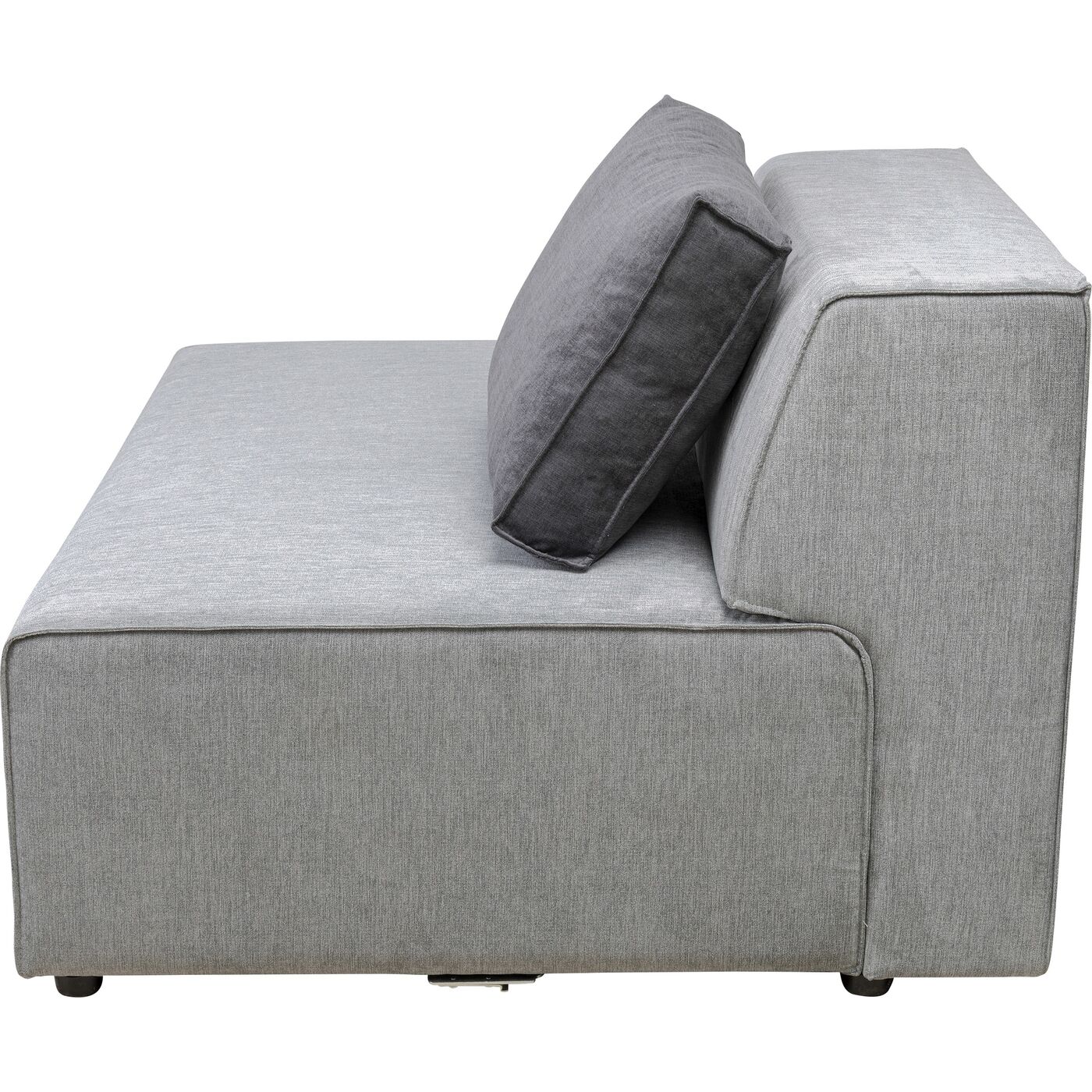 Оттоманка угловая левосторонняя Semi Infinity Elements Grey Left KARE 82400
