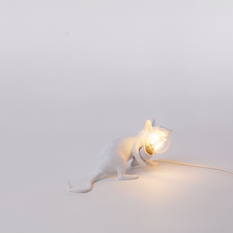 Настольная лампа Seletti Mouse Lamp Lyie Down USB 15222