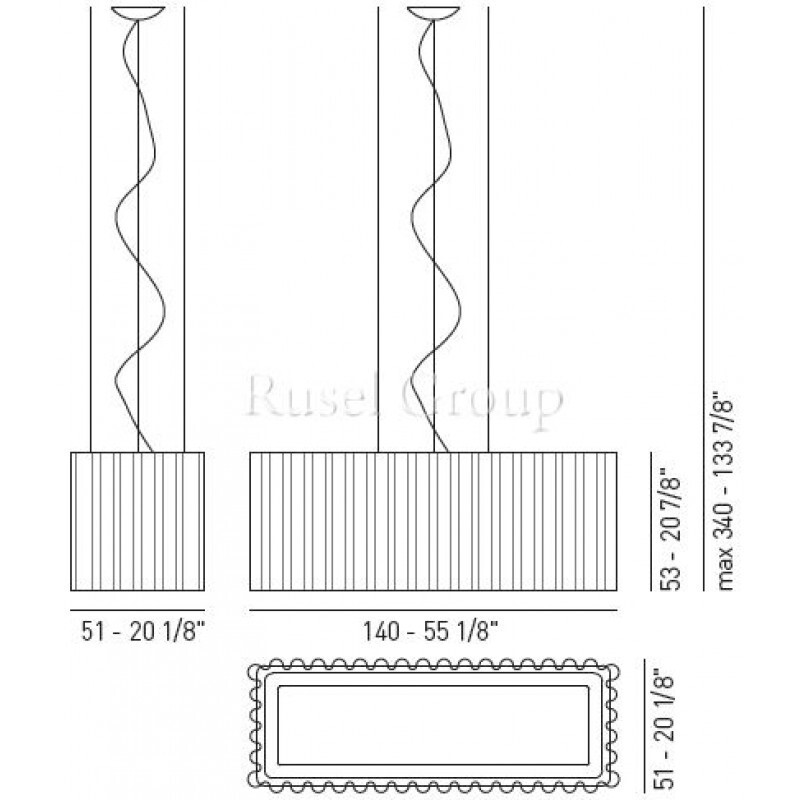 Подвесной светильник Axo Light SKIRT SP 140