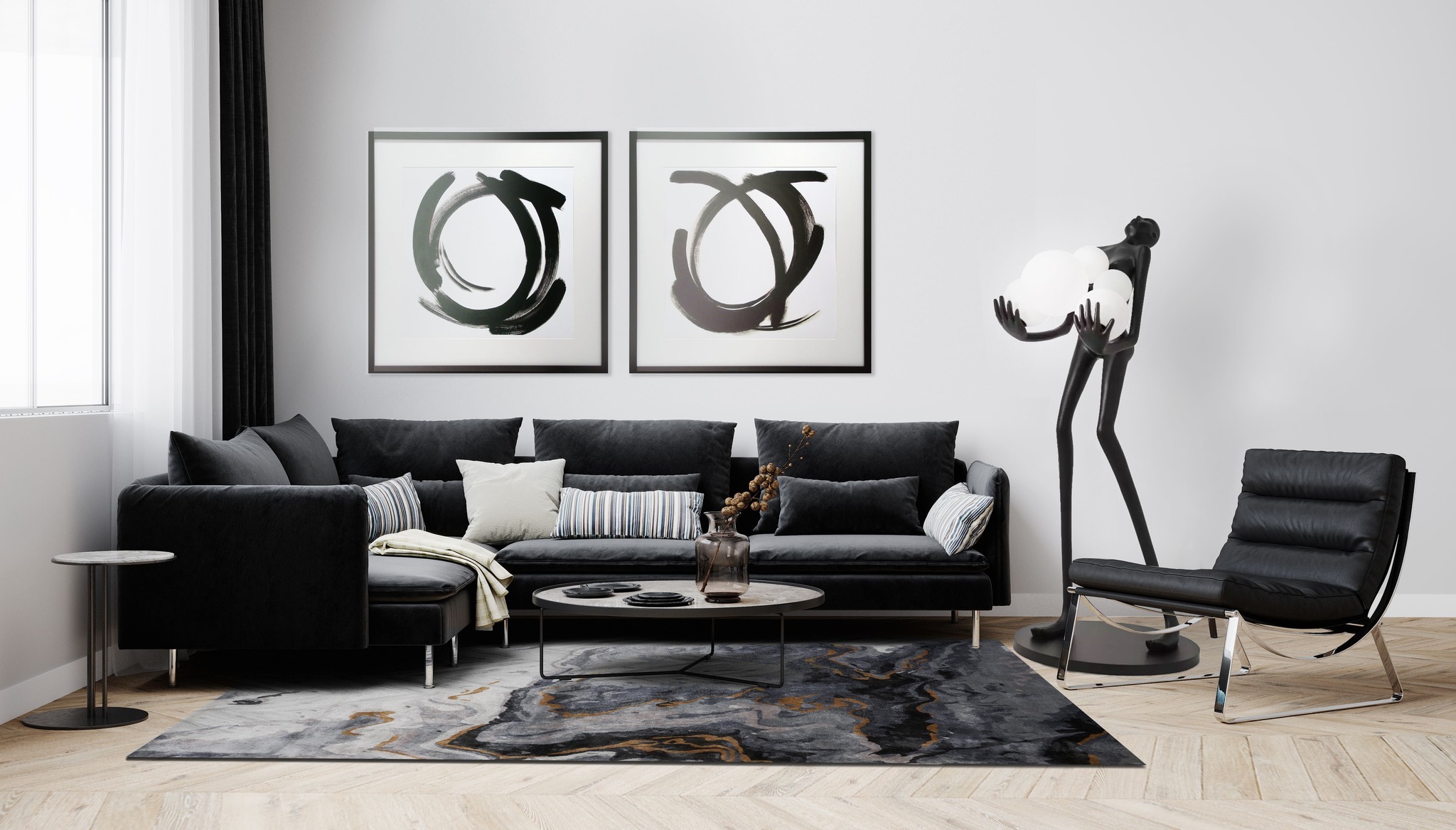 Ковер Carpet Decor Querry Grey  C1313