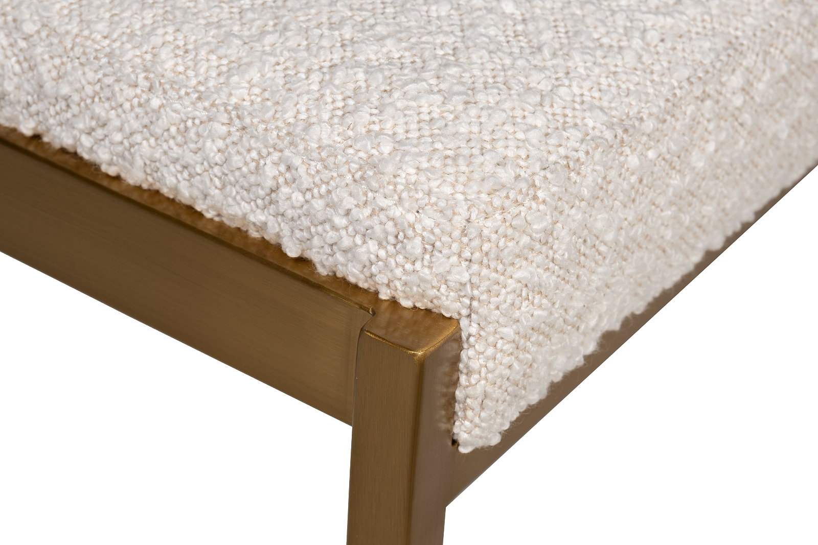 Стул барный букле бежевый/матовое золото Garda Decor GY-08216