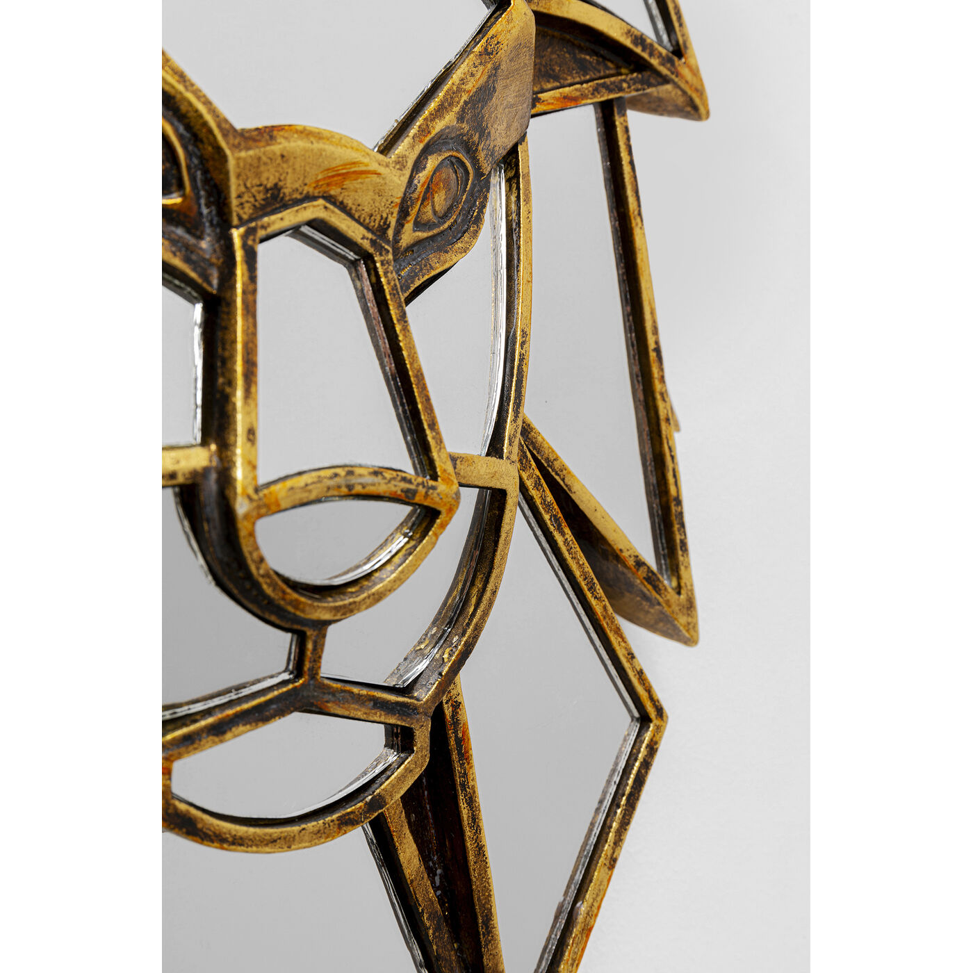 Декор настенный Lion Mirror 35cm KARE 56984