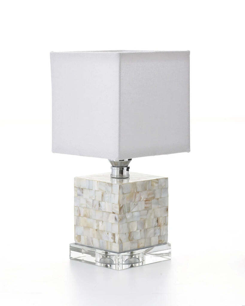 Настольная лампа из перламутра Гибсон Louvre Home CLM2922