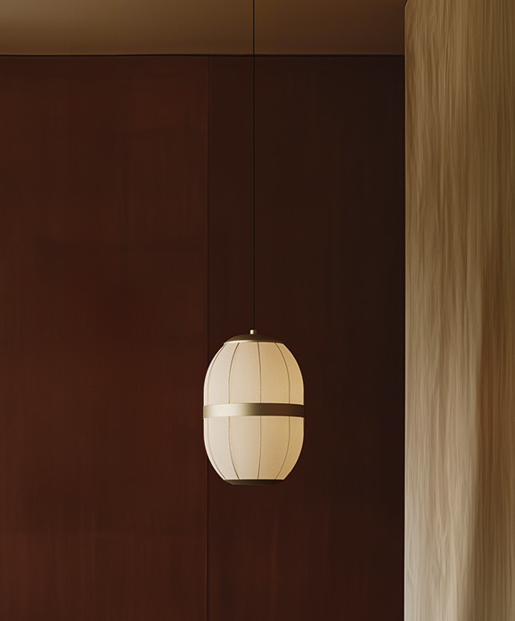 Подвесной светильник Pull C1249 Matt black/Aged gold Aromas del Campo