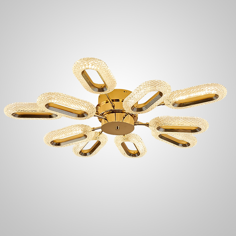 Потолочная люстра KEZIA CH B L8 by ImperiumLoft