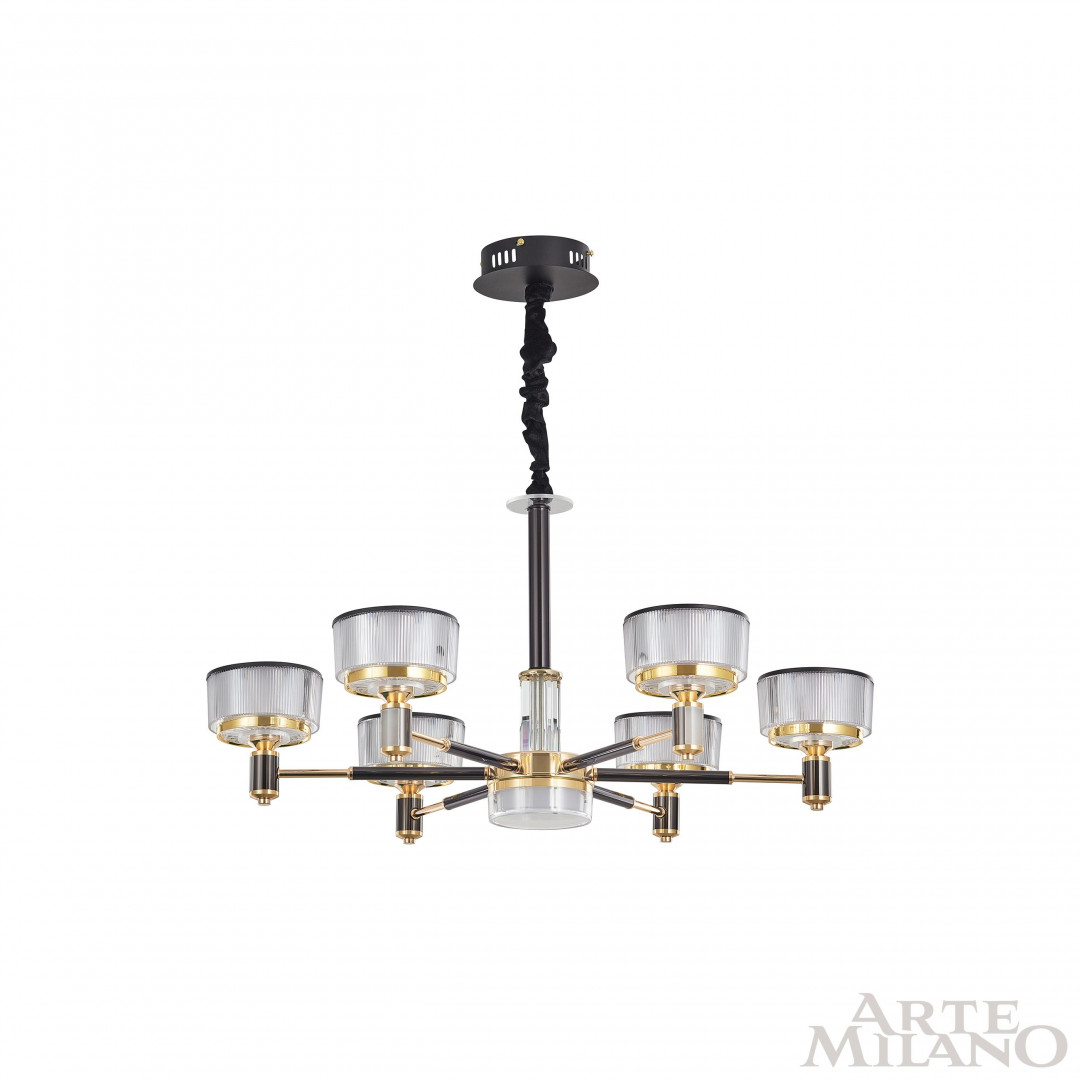 Люстра светодиодная 276210/6 BK/GD Arte Milano