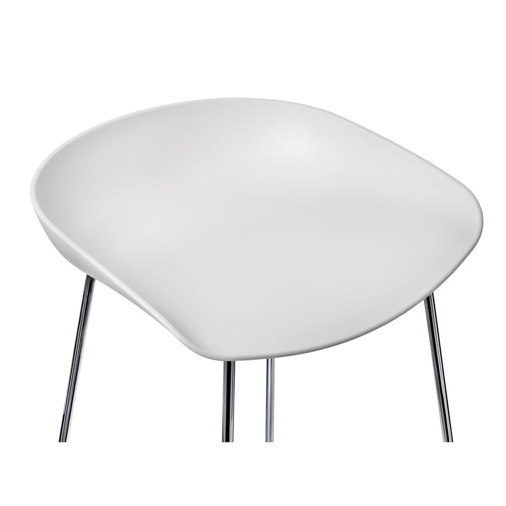 Стул полубарный Neo белый Bradex Home FR 0697