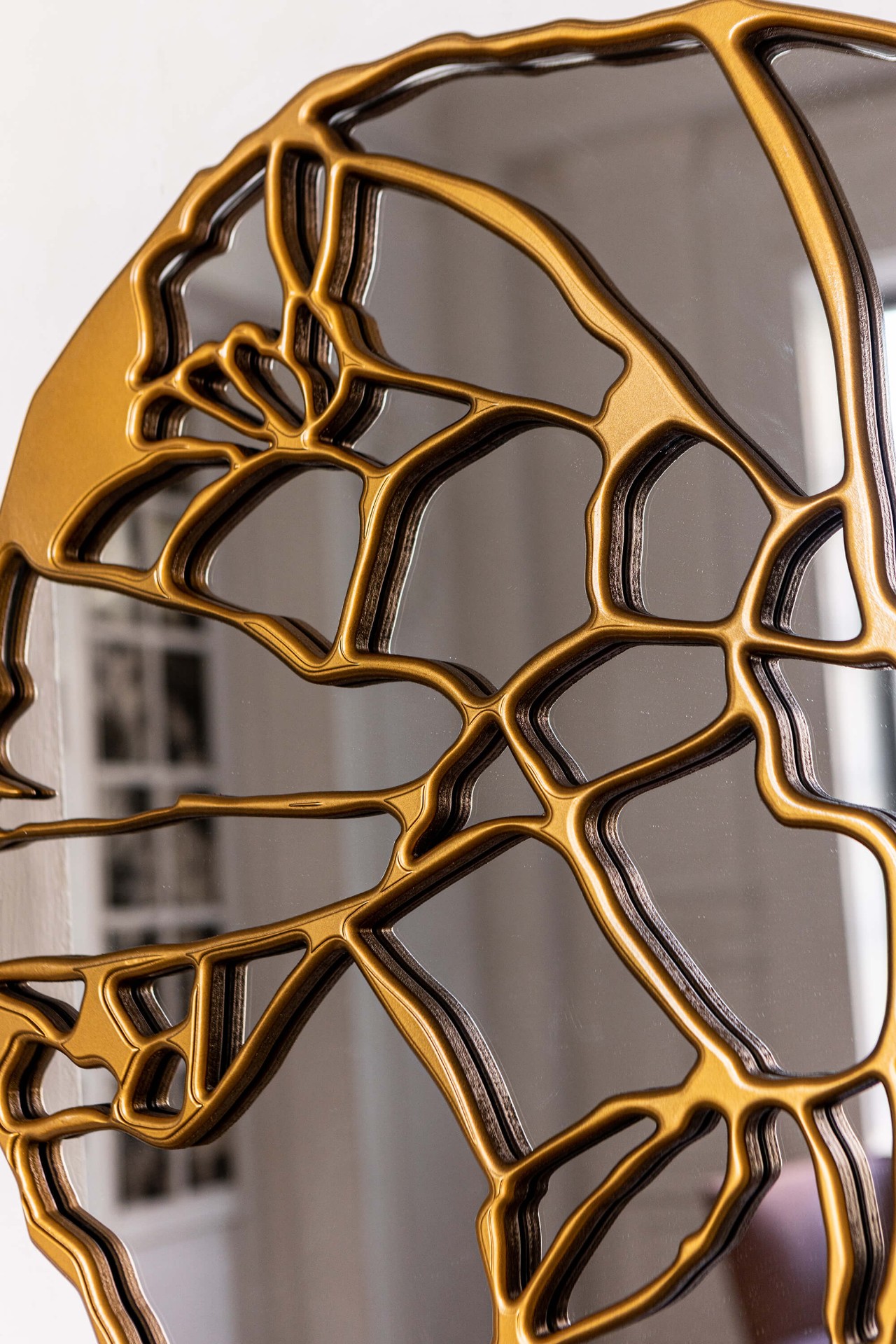 Зеркало BountyHome Roots Gold mv412-gold