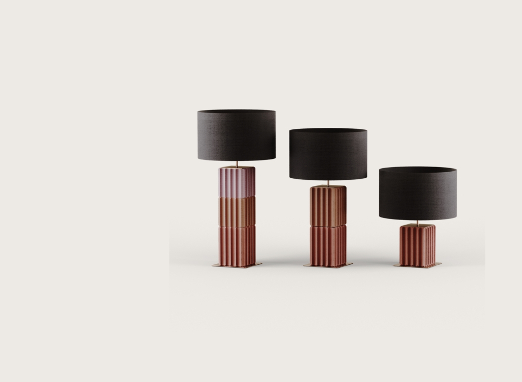 Настольная лампа Pire NAC 140/3 Chrome с абажуром 801021/41 Aromas del Campo