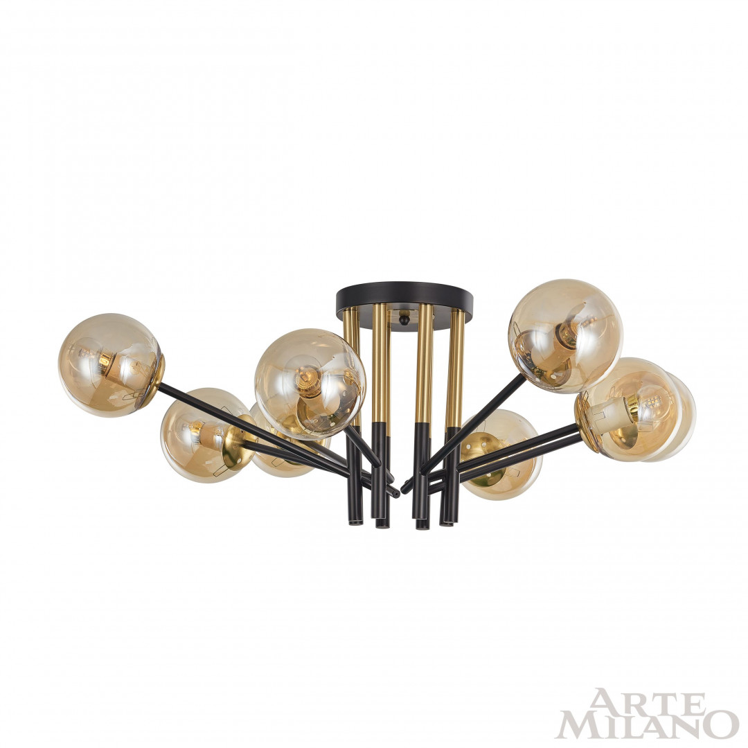 Люстра 273708/8 BK/GD Arte Milano