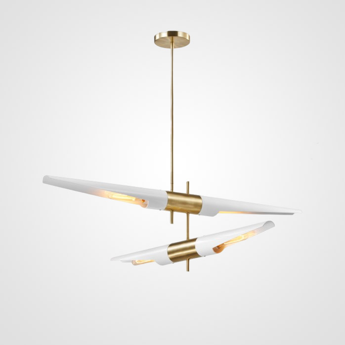 Потолочная люстра MARECHEN L120 L4 White by ImperiumLoft