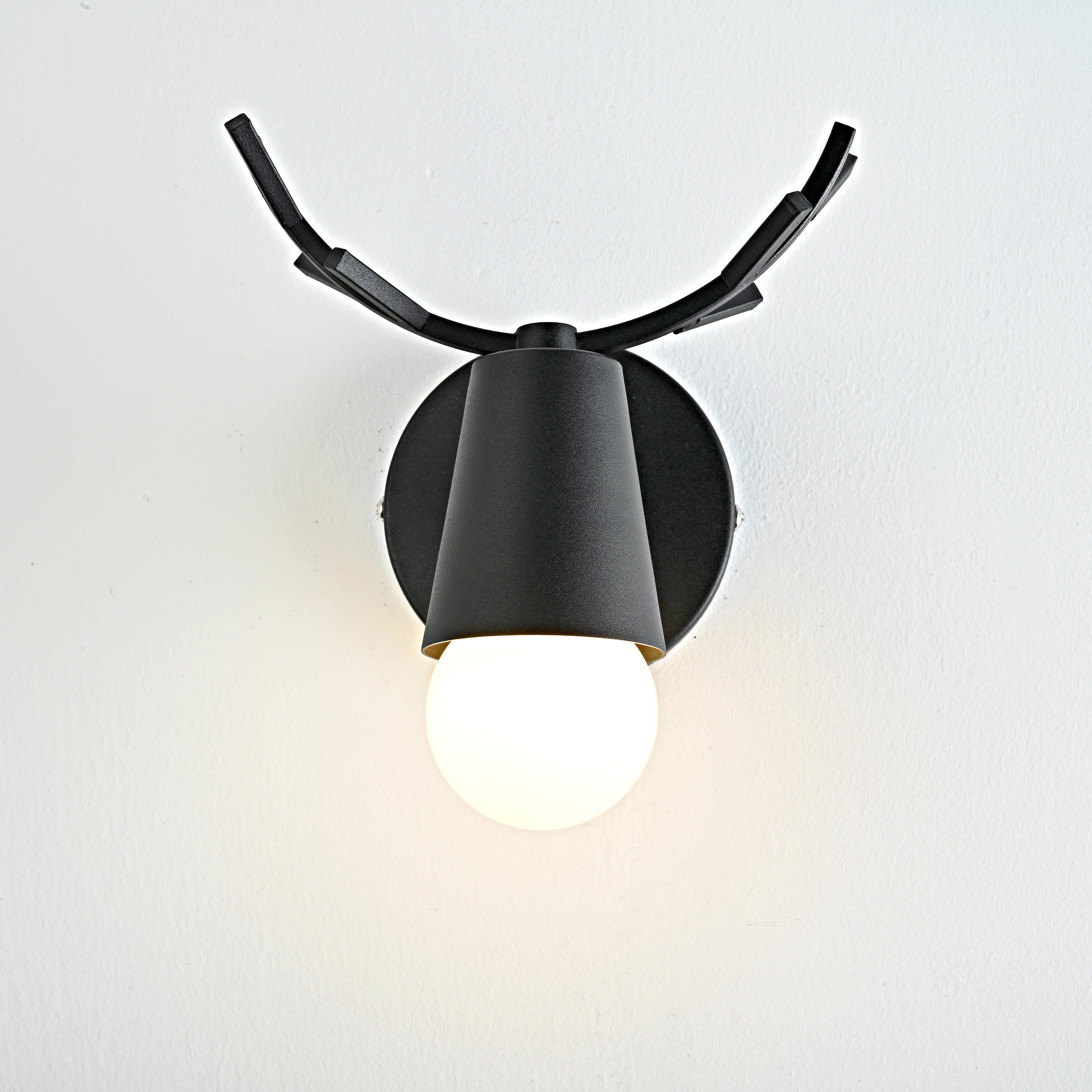 Бра С Рожками Deer A Black By Imperiumloft