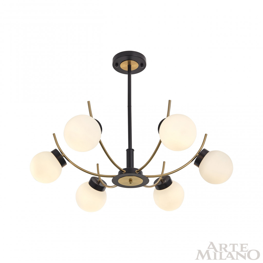 Люстра 276169/6 BK/GD Arte Milano