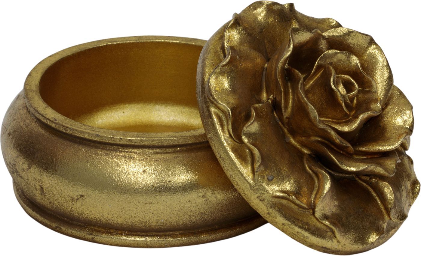 Шкатулка Цветок, под старину Glasar 28-335