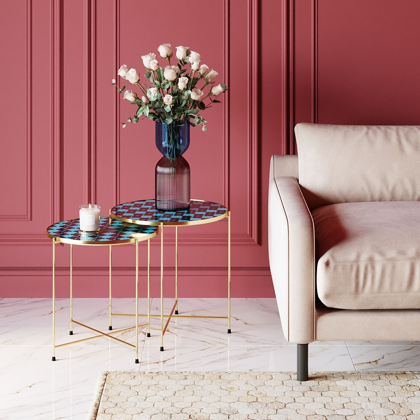 Столик приставной KARE Priya 86273