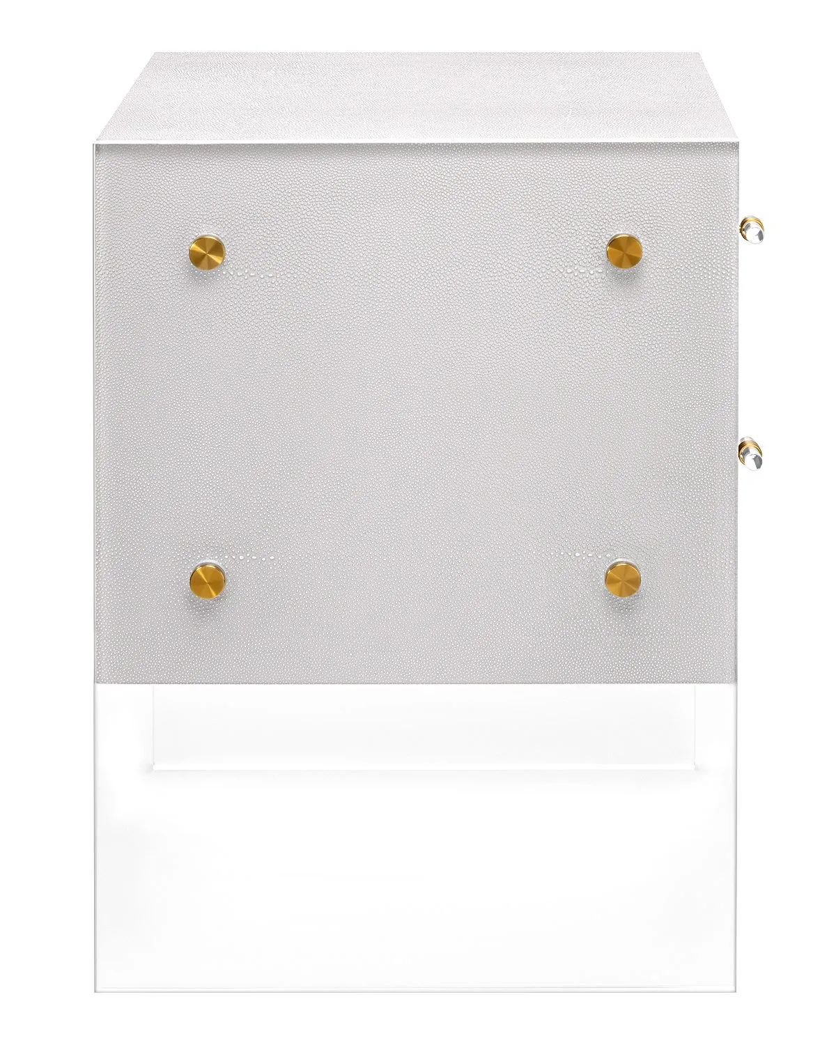 Серая прикроватная тумба Берк Louvre Home LHFBT11SS/DPO