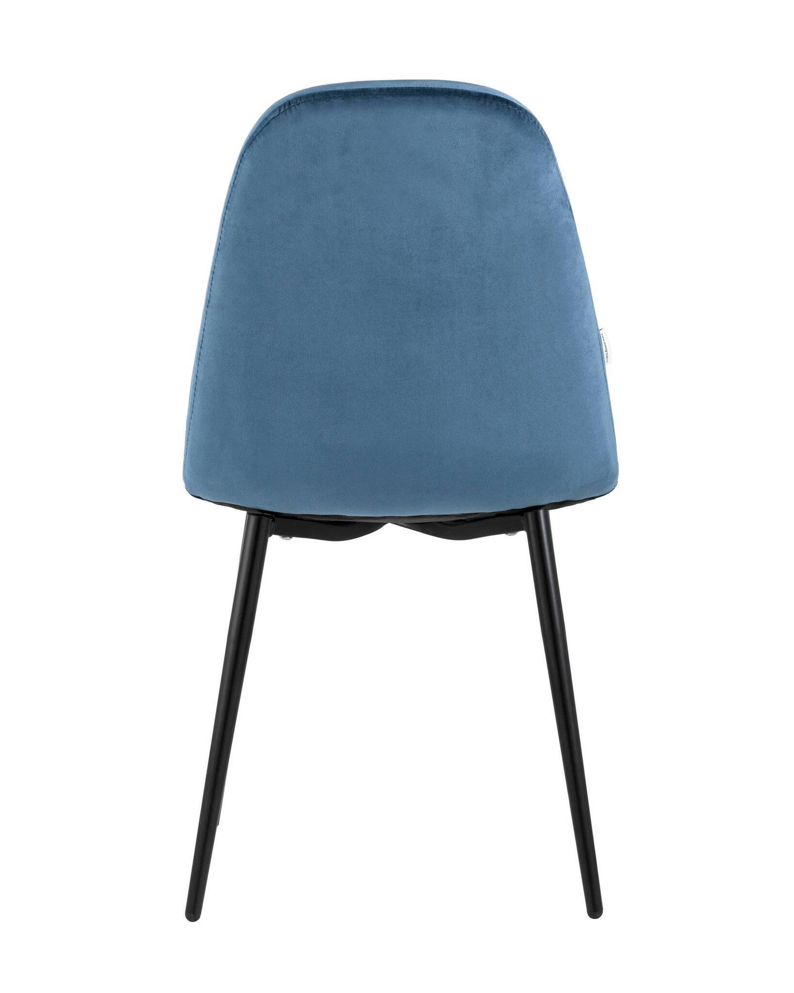 Стул Норман велюр пыльно-синий Stool Group