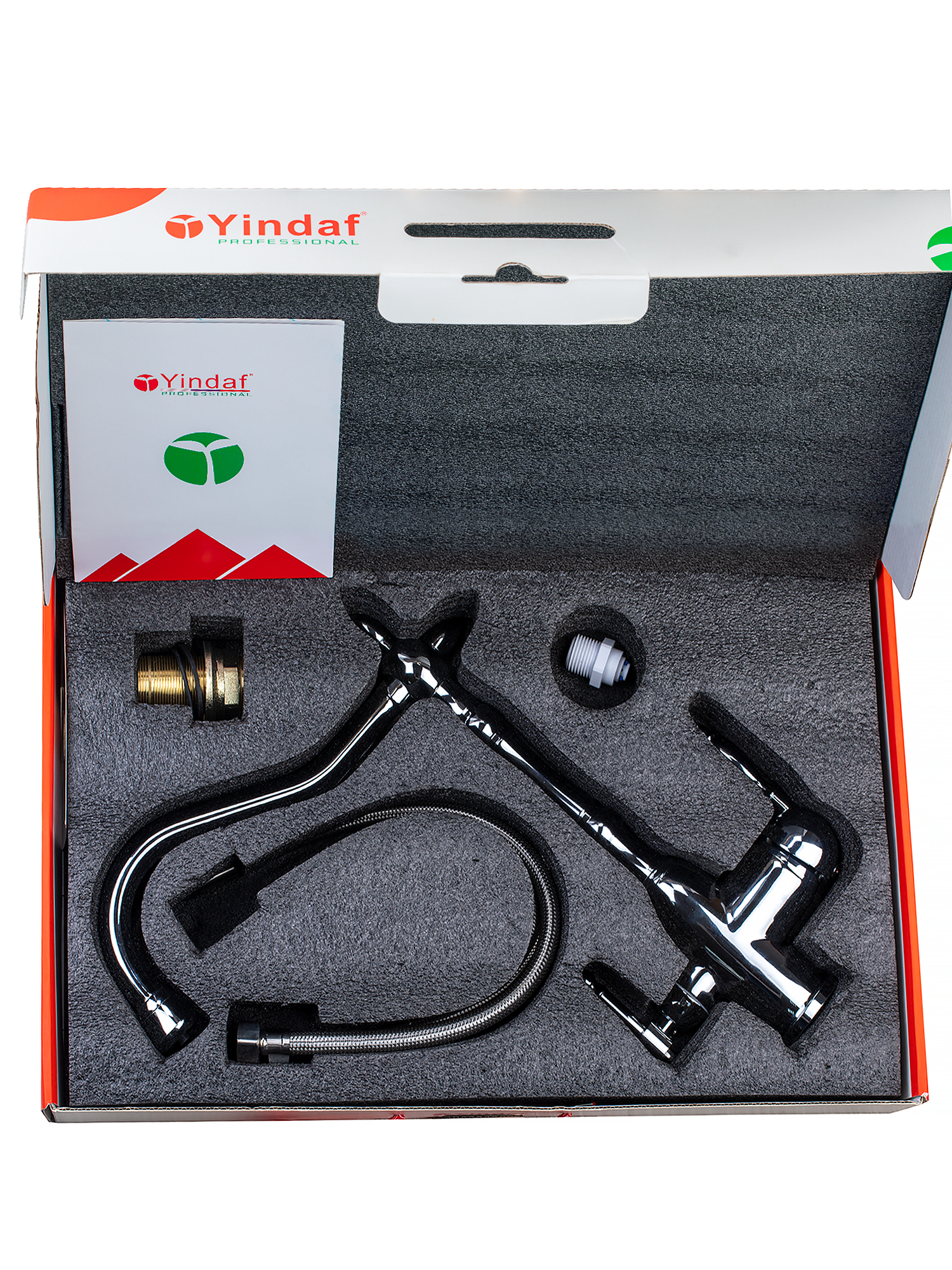 еситель для кухни с высоким изливом с подключением фильтра Glasar Y9047