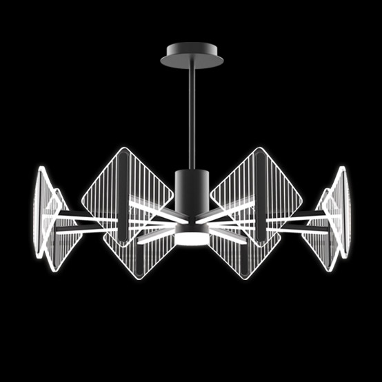 Потолочная люстра KEEN L8 Brass by ImperiumLoft