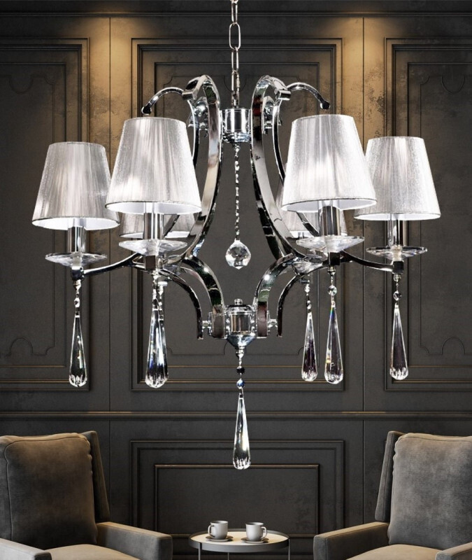 Подвесная люстра Lumina Deco LDP 8810-6 SL