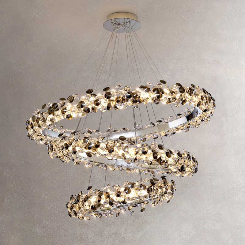 Кольцевые люстры и светильники ANASTASIUS D55+75+95 by ImperiumLoft