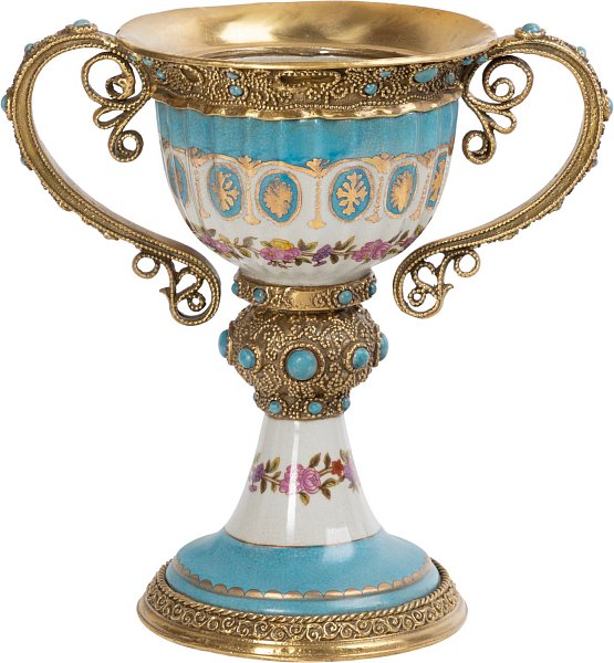 Ваза с ручками Glasar D428C/LD3002