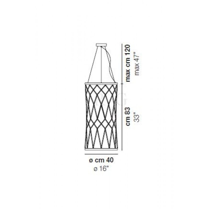 Люстра Vistosi STARNET SP CILINDRO 40